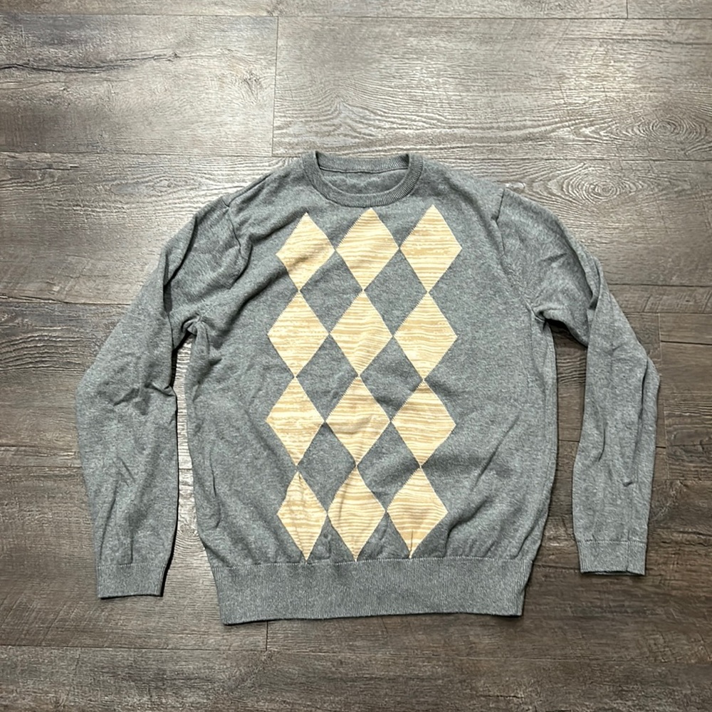Geoffrey Beene Argyle Sweater